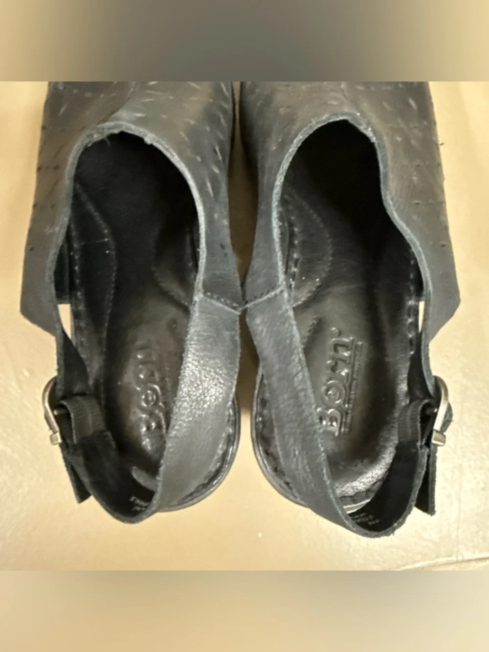 Born black leather